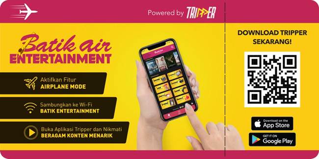Batik Air Segera Luncurkan “Tripper: Batik Entertainment”